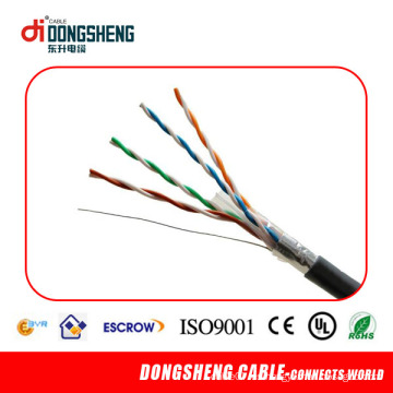 Cable de par trenzado / cable de red FTP Cat5e